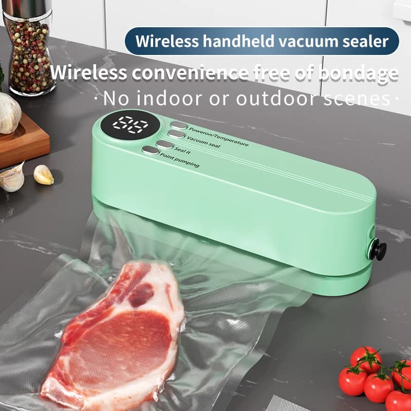 Charging Mini Wireless Fully Automatic Vacuum Sealing Machine Household Small Portable Food Packaging Plastic Sealing Machine
