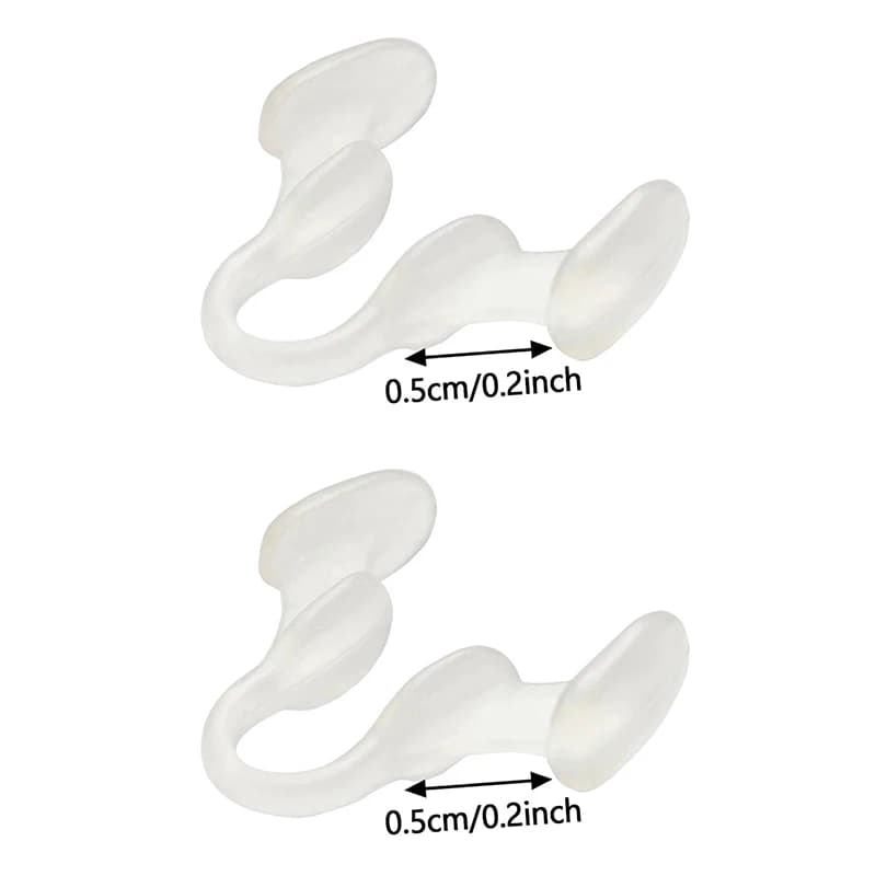 Silicone Anti Snoring Nasal Dilator Improve Sleep Silicone Nose Clip Sleeping Aid Prevention Gadget Anti-Snoring Devices Help B